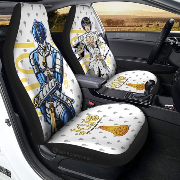 Bruno Bucciarati Car Seat Covers Custom Bizarre Adventure Car Accessories