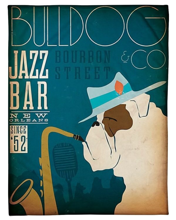 Bulldog Jazz Bar New Orleans Blanket