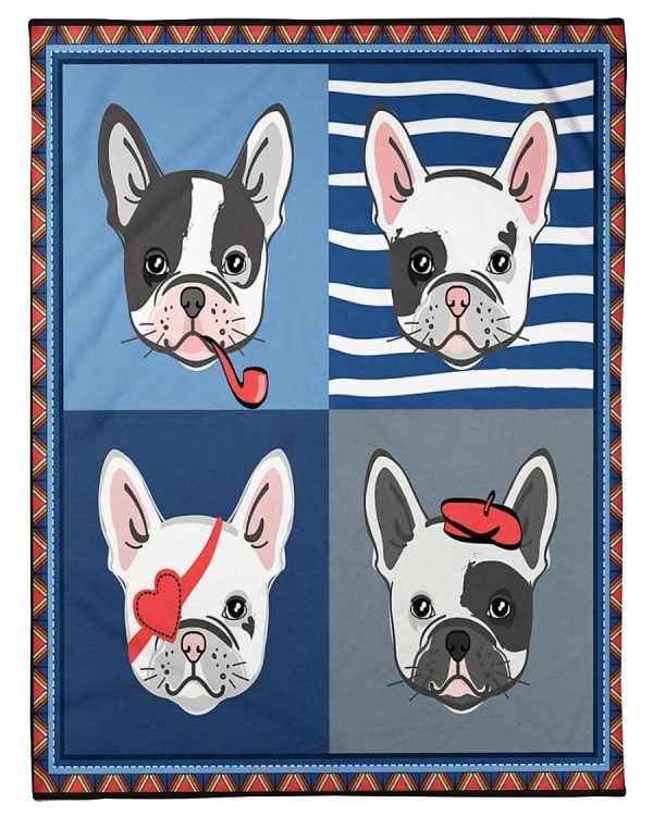 Bulldog Lovely Blanket