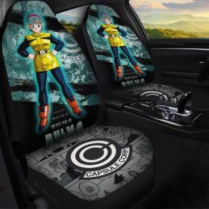 Bulma Car Seat Covers Custom Anime Dragon Ball Car Interior Accessories