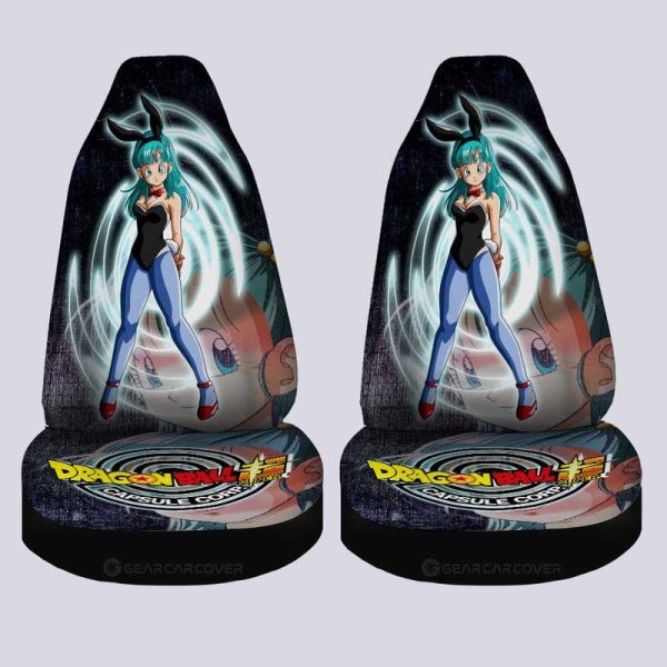 Bulma Car Seat Covers Custom Dragon Ball Anime Car Accessories