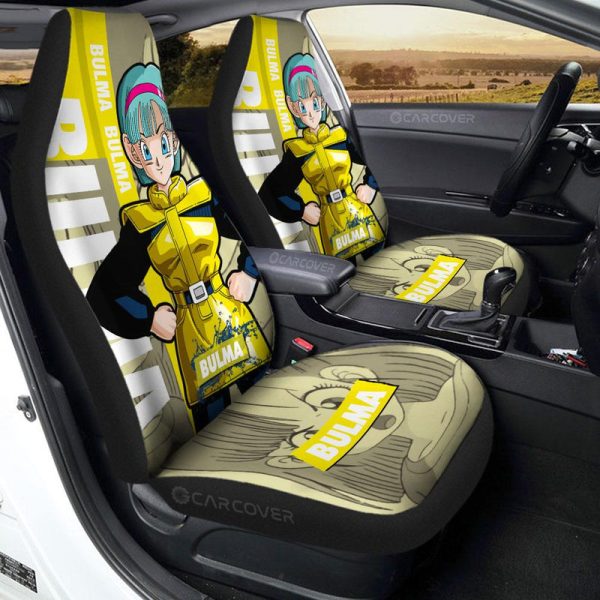 Bulma Car Seat Covers Custom Dragon Ball Anime Car Accessories