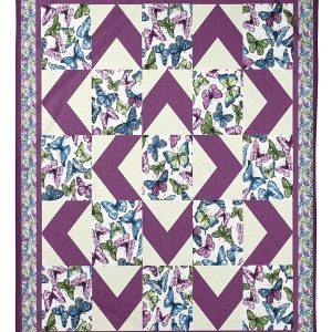 Butterfly Purple Pattern Blanket