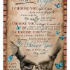 Butterfly To My Wife I Choose You Blanket