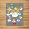 Care Bears In The Clouds Fleece Blanket