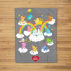 Care Bears In The Clouds Fleece Blanket