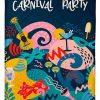 Carnival Party Mardi Gras Blanket