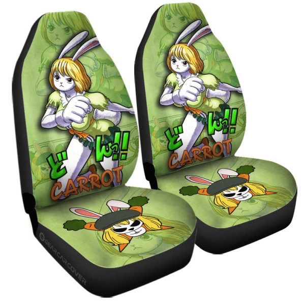 Carrot Car Seat Covers Custom One Piece Anime Car Accessories