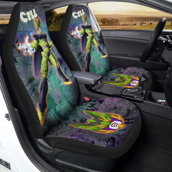 Cell Car Seat Covers Custom Car Accessories Manga Galaxy Style