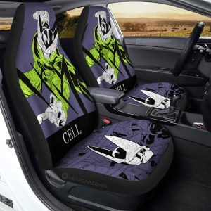 Cell Car Seat Covers Custom Dragon Ball Anime Manga Color Style