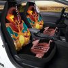 Charizard Car Seat Covers Custom Anime Car Accessories For Anime Fans