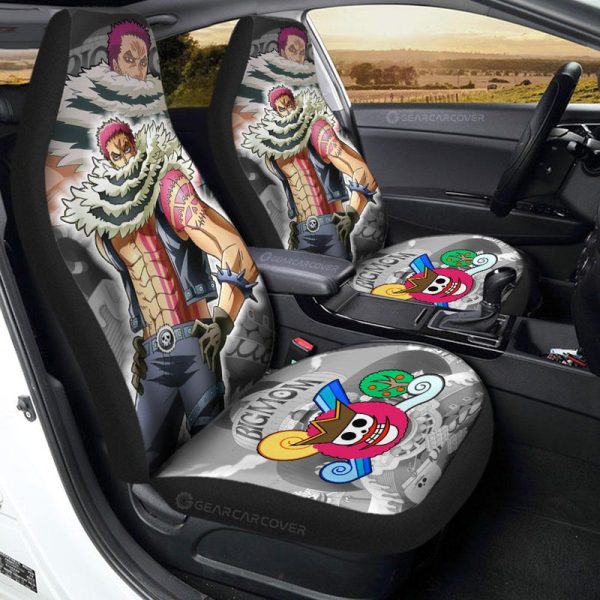 Charlotte Katakuri Car Seat Covers Custom Anime One Piece Car Interior Accessories