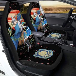 Charlotte Roselei Car Seat Covers Custom Black Clover Anime Car Accessories