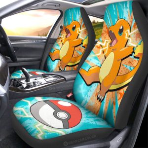 Charmander Car Seat Covers Custom Car Accessories For Fans