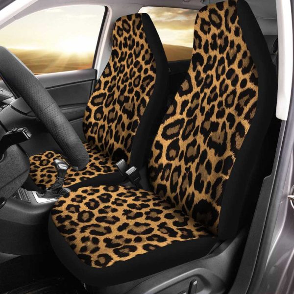 Cheetah Skin Print Car Seat Covers Custom Animal Car Accessories