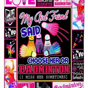 Choose Her Or Badminton Blanket