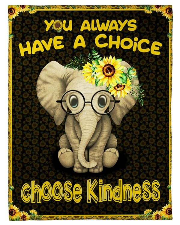 Choose Kindness Elphant NT Blanket