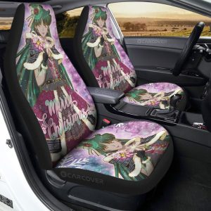 Christmas Anime Sailor Pluto Car Seat Covers Custom Sailor Moon Car Accessories