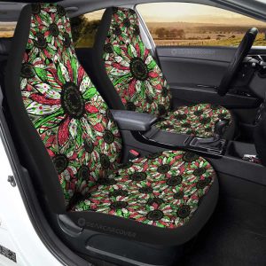 Christmas Sunflower Car Seat Covers Custom Car Decoration