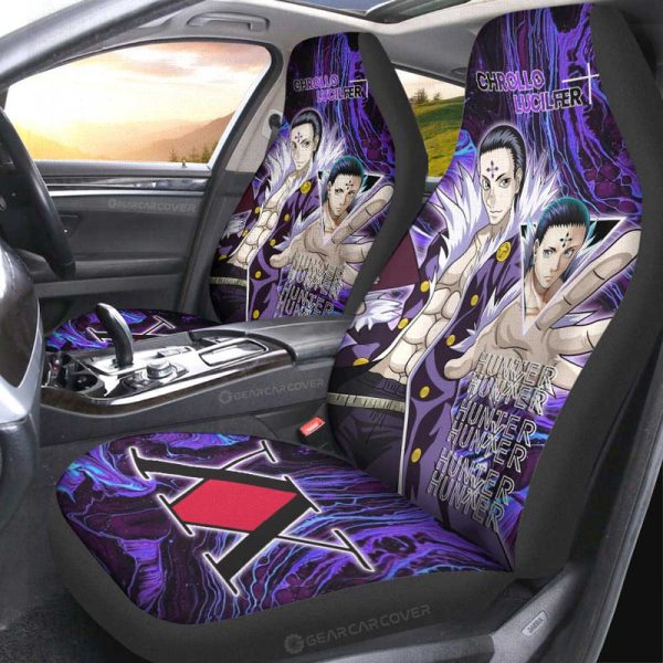 Chrollo Lucilfer Car Seat Covers Custom Car Accessories