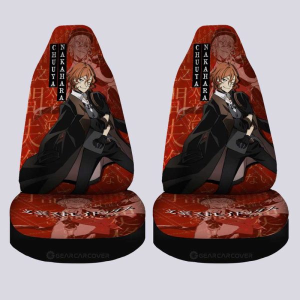 Chuuya Nakahara Car Seat Covers Custom Car Accessories