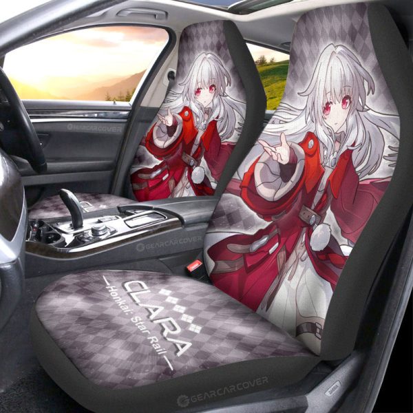 Clara Car Seat Covers Custom Honkai Star Rail Car Accessories