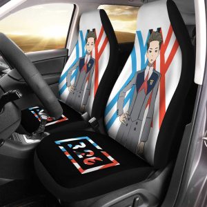 Code 326 Mitsuru Car Seat Covers Custom Darling In The Franxx Anime Car Accessories