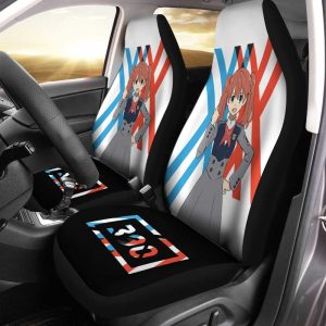 Code 390 Miku Car Seat Covers Custom Darling In The Franxx Anime Car Accessories