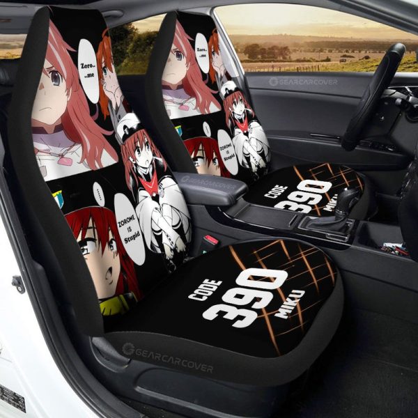 Code:390 Miku Car Seat Covers Custom Car Accessories