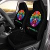 Colorful Flower Peace Car Seat Covers Get Your Happy On