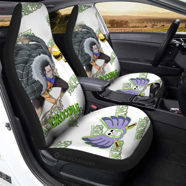 Crocodile Car Seat Covers Custom One Piece Anime