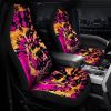 Crumple Tie Dye Car Seat Covers Custom Hippie Car Accessories