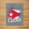 Cuba Patriotic Cuban Pride Flag Patriotic Cuba Fleece Blanket