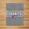 Cubanita Cuba Cuban Flag Fleece Blanket