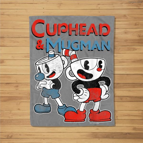 Cuphead &Amp; Mugman Dynamic Duo Fleece Blanket