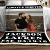 Custom Photo  Always & Forever Blanket