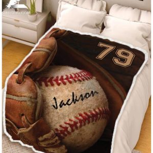 Custom  – Baseball – Glover Blanket