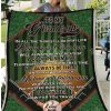 Custom  – Baseball – Grandson – My Love Will Follow You Blanket