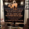 Custom  – Football – To My Son (dad) – I Can Promise Blanket