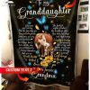 Custom  – For Granddaughter From Grandma – Cow – I Will Always Be There For You – Heart Blanket