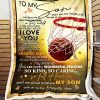 Custom  – For Son From Mom – Basketball – Life Gave Me The Gift Of You Blanket