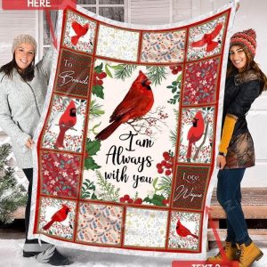 Customized Cardinal  – I Am Always With You Blanket