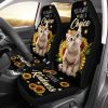 Cute Sunflower Cat Car Seat Covers Custom Kindness Cat Car Accessories