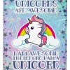 Cute Unicorn Are Awesome Blanket