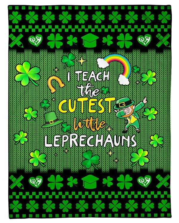 Cutest Little Leprechauns Clovers Blanket