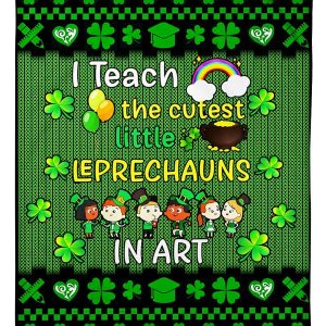 Cutest Little Leprechauns In Art Blanket