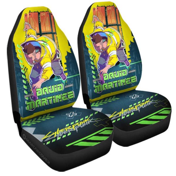 Cyberpunk Edgerunners David Martinez Car Seat Covers Custom