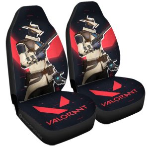 Cypher Car Seat Covers Custom Valorant Agent