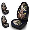 Dad And Son Pibull Car Seat Covers Custom I Love You To The Moon And Back Car Accessories