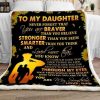 Dad Gift For Daughter  You Are Smarter Than You Think Blanket